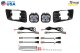 SS3 LED Fog Light Kit for 2007-2014 Chevrolet Tahoe Z71, White SAE Fog Sport with Backlight Diode...