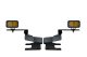Stage Series Ditch Light Kit for 2017-2022 Ford Super Duty, C2 Pro Yellow Combo Diode Dynamics
