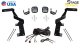 Stage Series Ditch Light Kit for 2017-2022 Ford Super Duty, SS3 Pro White Combo Diode Dynamics