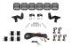SS5 6-Pod CrossLink Grille Lightbar Kit for 2020-2022 Super Duty, Sport White Combo Diode Dynamic...