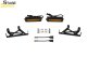 SS6 LED Fog Light Kit for 2020-2022 Ford Super Duty, White Wide Diode Dynamics