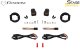 SSC1 SAE/DOT Type GBS Fog Light Kit Cool White (6000K) 3569 White SAE Fog Diode Dynamics