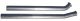 Exhaust Manifold Down Pipe 2.5 in Hardware Not Incl Fits 65-70 Full Size Cars w/Long Branch Manif...