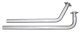 Exhaust Manifold Down Pipe 78-88 G-Body Chevy Small Block 2.5 inch 2 Bolt Hardware Not Incl Natur...