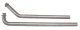 1964-1974 Chevy Small Block 2.5 Inch Manifold Downpipes 3 Bolt 409 Stainless Pypes Performance Ex...