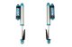 Jeep JL Spec 2.5 Reservoir 2.5-5.0 Inch Lift Rear Direct Bolt-in Shock Pair with Comp Adjuster 18...
