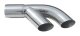 Exhaust Tail Pipe Tip Set 76-81 Pontiac Trans Am 3 in Inlet To Dual 3 in Split Outlet Slip-Fit Cl...