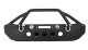 Jeep JK Front Winch Bumper W/LEDs Full Width 07-18 Wranger JK Black Texured Powercoated Fishbone ...