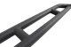 Jeep JK Rock Sliders 4 Door 07-18 Wrangler JK Unlimited Steel Black Textured Powdercoat Fishbone ...