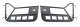 Jeep TJ Front Tube Doors 97-06 Wrangler TJ Black Textured Powdercoat Steel Fishbone Offroad
