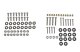 Jeep JK Tube Fenders 07-18 Wrangler JK Front/Rear Set Of 4 Aluminum Black Textured Powdercoat Fis...