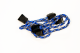 Paracord Zipper Pulls 5 Pcs Blue Camo Fishbone Offroad