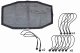 2020-Present Jeep Gladiator JT Rear Sun Shade Fishbone Offroad