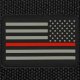 American Flag Patches, PVC Rubber, 2.0 Inch x 3.0 Inch w/ Velcro/Hook Backing Stars on Right Blac...
