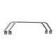 Frontier Bed Bar 9 Inch 05-22 Frontier Pair  Bare Steel Heavy Metal Off-Road