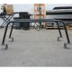 Frontier Bed Bar 23 Inch Softopper 05-22 Frontier Pair  Bare Steel Heavy Metal Off-Road