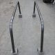 Frontier Bed Bar 23 Inch Softopper 05-22 Frontier Pair  Bare Steel Heavy Metal Off-Road
