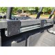 Frontier Bed Bar 23 Inch Softopper 05-22 Frontier 3 Set Bare Steel Heavy Metal Off-Road