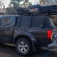 Frontier Bed Bar 23 Inch Softopper 05-22 Frontier 3 Set Bare Steel Heavy Metal Off-Road