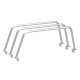 Titan Bed Bar 23 Inch 16-21 Titan 3 Set Bare Steel Heavy Metal Off-Road