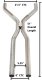 3 Inch Mandrel-Bent Tunnel Crossover Exhaust H-Pipe 409 Stainless Steel Pypes Exhaust