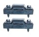 Exhaust Muffler Hanger Kit F-Body V8 Hardware Not Incl Natural Finish 304 Stainless Steel Pypes E...