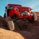 Powdercoat Nighthawk Front Bumper with Aluminum Skid for JK, JL, and JT - Black Powdercoat Artec ...