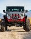 Bare Steel Nighthawk Mid-tube Stinger Front Bumper with Aluminum Skid for JK, JL, and JT - Bare S...