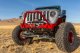 Powdercoat Nighthawk Mid-tube Stinger Front Bumper with Aluminum Skid for JK, JL, and JT - Black ...