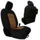 Jeep Seat Covers Wrangler JLU Tactical Front Seat Covers Black/Coyote Pair - 4 Door For Mojave an...