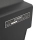 Aluminum Degas Tank, fits Ford 6.7L Powerstroke 2011-2019, Micro-Wrinkle Black