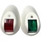 12V-24V Marine Starboard Green and Port Red LED Light Set with White Shell Marine Sport Lighting