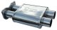 H-Box Muffler 2.5 in Gaskets/Hardware/Clamps Incl 304 Stainless Steel Polished Finish Replaces Ce...