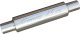 M-80 Series Muffler 2.5 in Round 14 in L Hardware Not Incl Polished 304 Stainless Steel Pypes Exh...