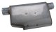 Street Pro Series Muffler 14 in 2.5 in Offset/Offset Same Side Hardware Not Incl Natural 409 Stai...