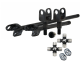 Dana 30 YJ/MJ/XJ 27 Spline 4340 Chromoly USA Made Front Axle Kit with Disconnect Eliminator HD U-...