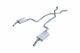 1974 Corvette C3 2.5 Inch Crossmember Back Exhaust Kit With X-Pipe 409 Stainless No Mufflers Pype...