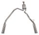 RAM Cat Back Exhaust System Pype Bomb For 19-24 Dodge Ram 1500 Split Rear Dual Exit 3 Inch Interm...