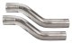 1966-71 Ford Fairlane 2.5 Inch X-Pipe Crossmember Back Rear Exit Exhaust No Mufflers Pypes Perfor...