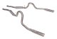 1979-2004 Mustang Pype Bomb Cat Back Exhaust System M80 Mufflers 409 Stainless Steel Pypes Perfor...