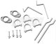 1979-2004 Mustang Pype Bomb Cat Back Exhaust System M80 Mufflers 409 Stainless Steel Pypes Perfor...
