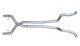 Cat Back System Split Rear Dual Exit 2.5 intermediate Pipe And Tailpipe Hardware Incl Muffler And...