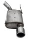 2005-2010 Mustang V6 Axle Back Exhaust Kit 4 Inch 304SS Tip 409 Stainless Violator Muffler Pypes ...