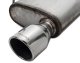 2005-2010 Mustang V6 Axle Back Exhaust Kit 4 Inch 304SS Tip 409 Stainless Violator Muffler Pypes ...