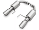 Axle Back Exhaust 15-23 Mustang V6 and Ecoboost Split Rear Dual Exit 3 in Polished Tips Hardware ...