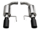 Axle Back Exhaust 15-23 Mustang V6 and Ecoboost Split Rear Dual Exit 3 in Black Tips Hardware Inc...