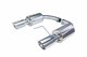 2024 Mustang GT w/o Active Exhaust S650 Platform Street Pro Touring Axle Back Exhaust Kit 304 Sta...