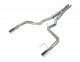 2024 Mustang GT 3 Inch X-Bomb and Bullet Mid Mufflers Cat Back Exhaust Kit 409 Stainless Pypes Pe...
