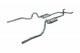 Crossmember Back w/X-Pipe Exhaust System 70-71 GTO/68-72 442 Dual Split Rear Valance Exit 2.5 in ...