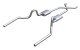 Crossmember Back w/X-Pipe Exhaust System 64-74 GM A Body Split Rear Dual Exit 3 in Intermediate A...